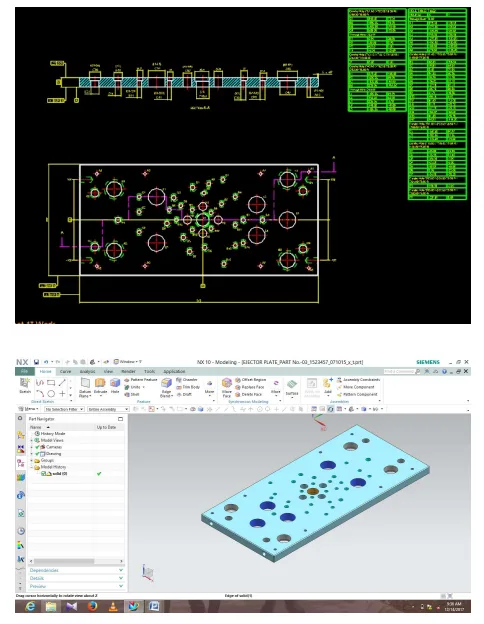 Fig -2: Drafting of plate