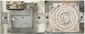 Fig. 1 Spiral fluidity test mold