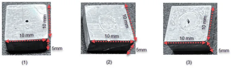 Fig. 1. (Color online) Images of die-cast Al alloy test samples.