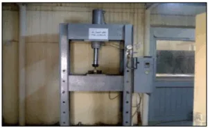 Fig. 1. The hydraulic press.