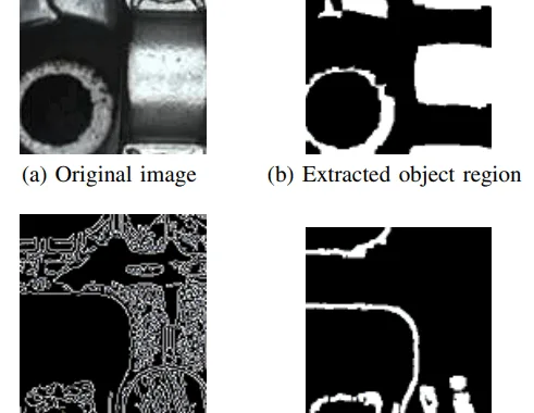 Fig. 1. Contour extraction of casting product
