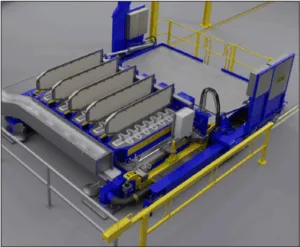 Figure 2. The LPC vertical DC casting machine.