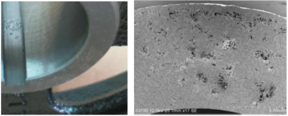 Figure 1. Example of defect by porosity