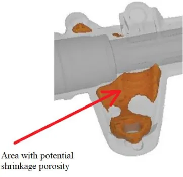 Fig. 1: Solidification simulation with Flow 3D software