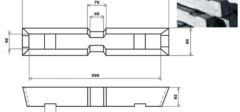 Fig. 1. Supplied experimental material in form of ingots