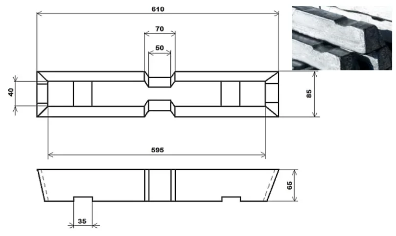 Fig. 1. Supplied experimental material in form of ingots