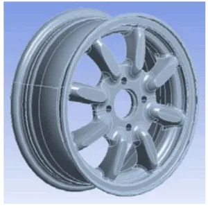 Fig. 1 Wheel model.