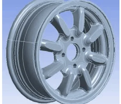 Fig. 1 Wheel model.