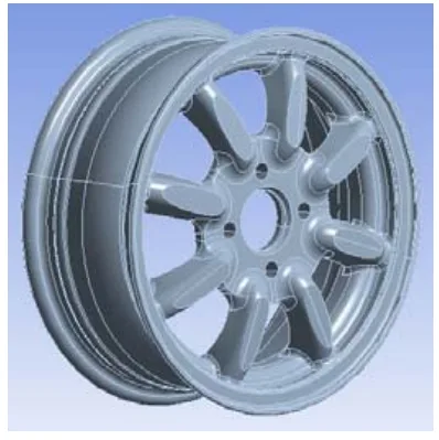 Fig. 1 Wheel model.