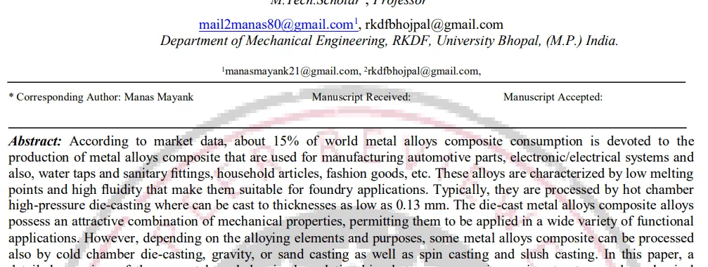 Review of Microstructures and Properties of Felled Metal Alloy Composites (Al-17Sі-Gr-Cf )