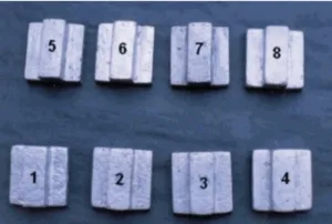 Fig 3 Photograph of Aluminum alloys sand castings