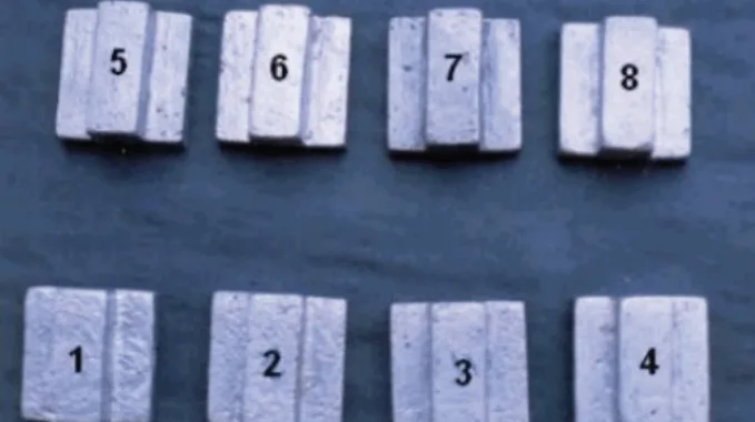 Fig 3 Photograph of Aluminum alloys sand castings
