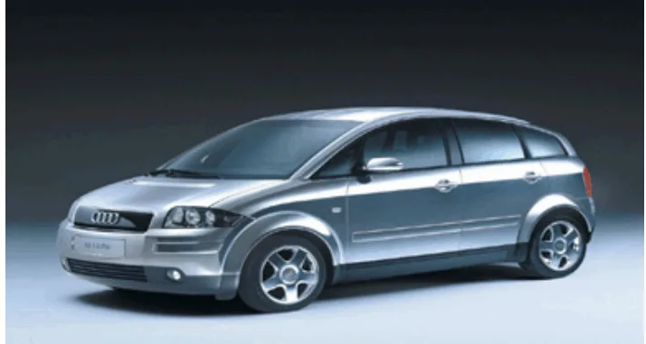 Figure 1. Aluminum in the automotive industry, model Audi A2