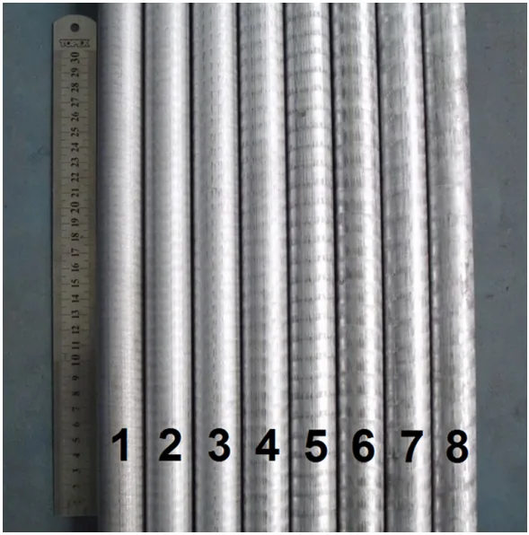 Fig. 1. Fragments of AlCu4MgSi alloy ingots obtained in horizontal continuous casting process