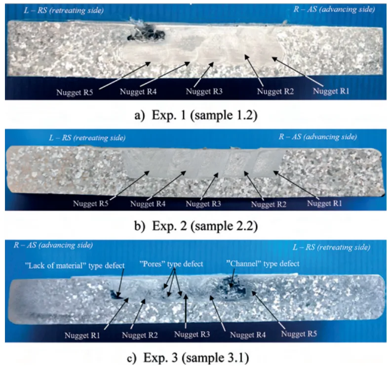 Figure 5. Macroscopic appearance of the samples