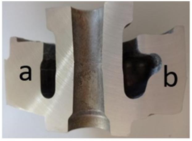 Figure 15. Polished cast part cross-section.