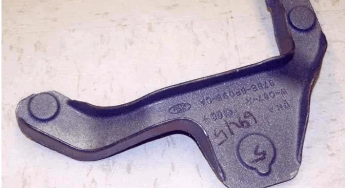 Figure 6: An ADI prototype bracket with a continuous 3mm wall.