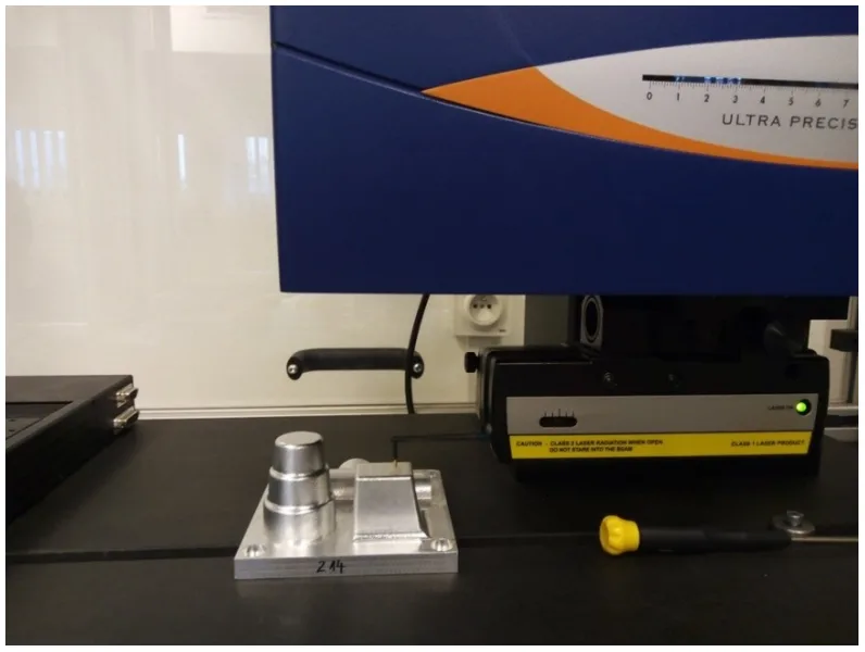 Fig. 3. Surface waviness measurement of a casting pattern made
of PA6 aluminum alloy