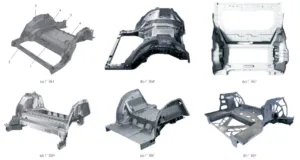 Fig.1 Integrated die-casting rear floor by automotive manufacturers