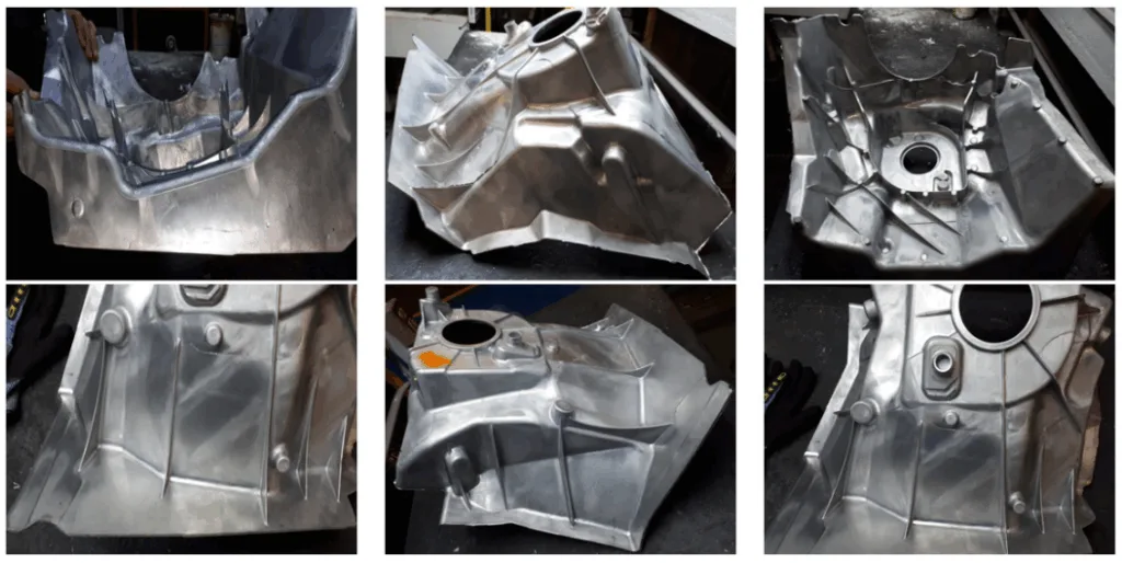 Figure 9. Results of blister test, none of the casting had an air trap.