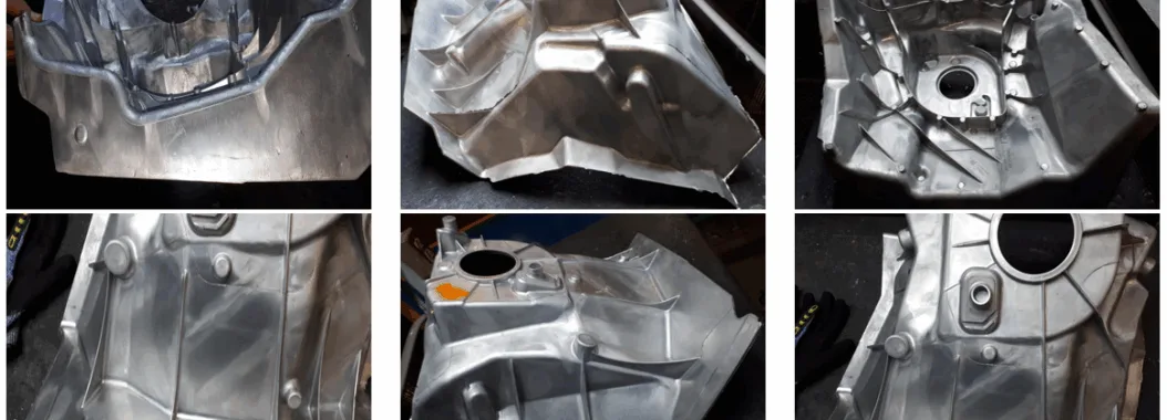 Figure 9. Results of blister test, none of the casting had an air trap.