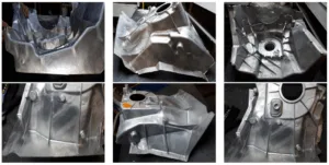 Figure 9. Results of blister test, none of the casting had an air trap.