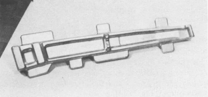 Fig. 9. Flap track cap produced from MA aluminum alloy (courtesy INCOmap).