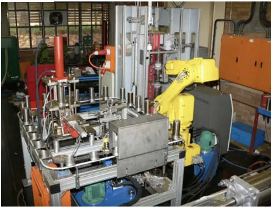 Figure 6 : The current CSIR rheocasting industrial prototype machine.