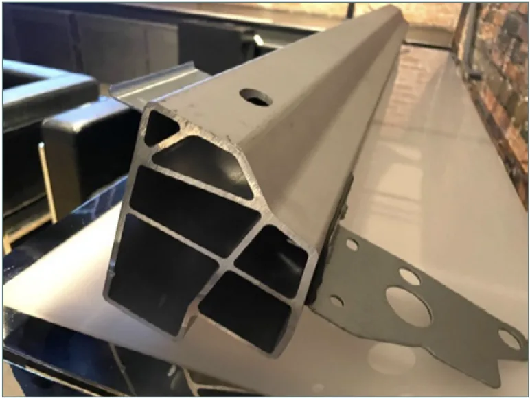 Figure 2. A hollow extrusion used for the rocker of the Volkswagen ID3