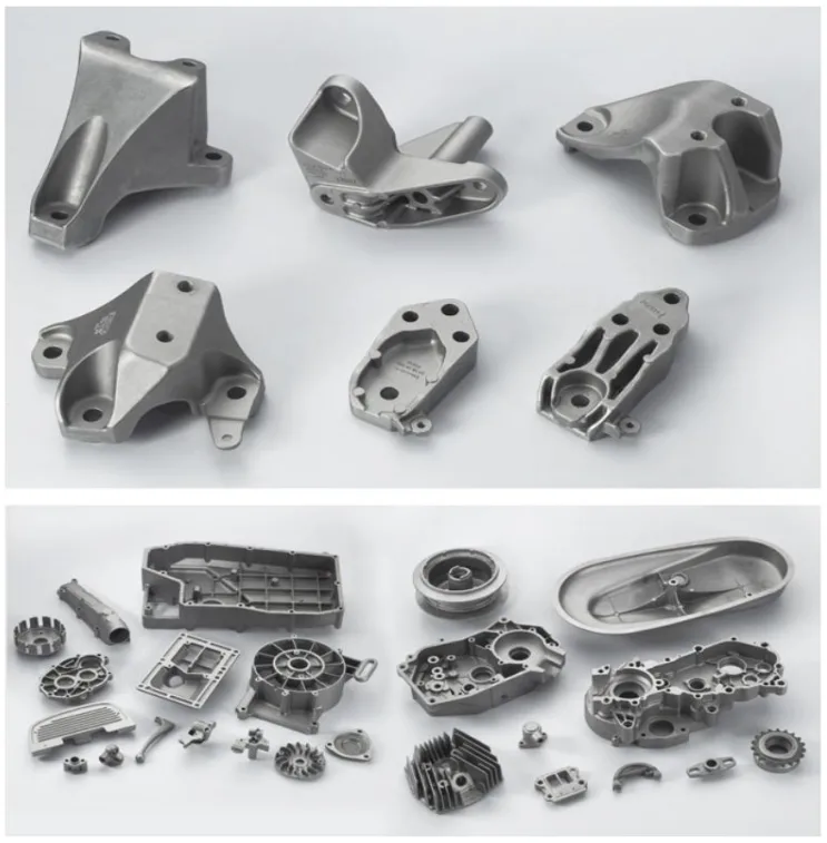 Fig 2: Aluminum Die Casting components generally used for Automotive Applications