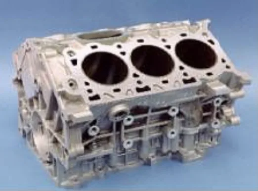 Figure 1. DURATEC V6 engine block and bedplate (MPCC) 