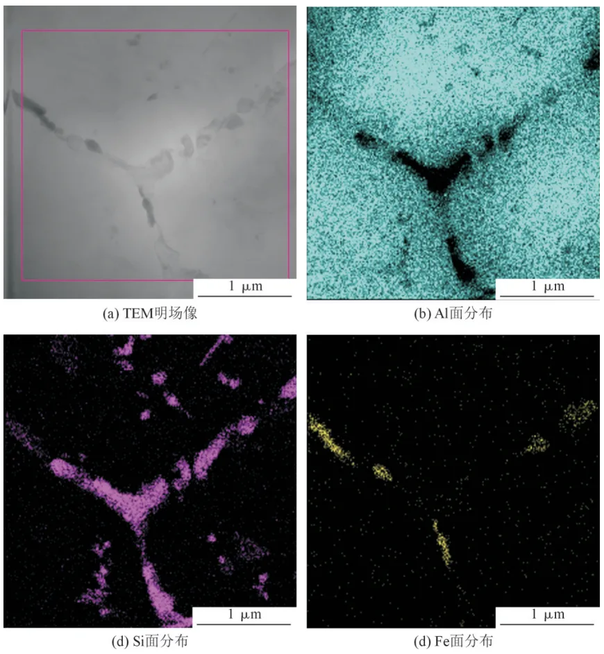 Fig.8 TEM images of alloy aged at 300 ℃ for 1 h