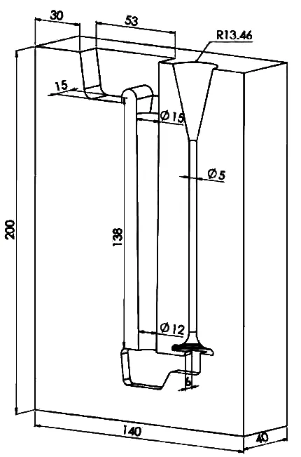 Design of Conformal Cooling Channels Using Numerical Methods in a Metal Mold and Calculating Exergy Destruction in Channels