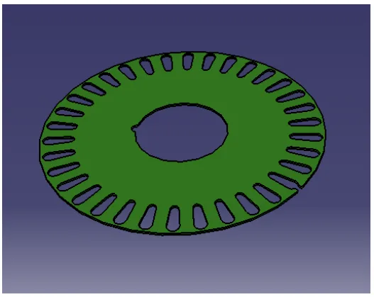 Fig: 6 Rotor lamination part