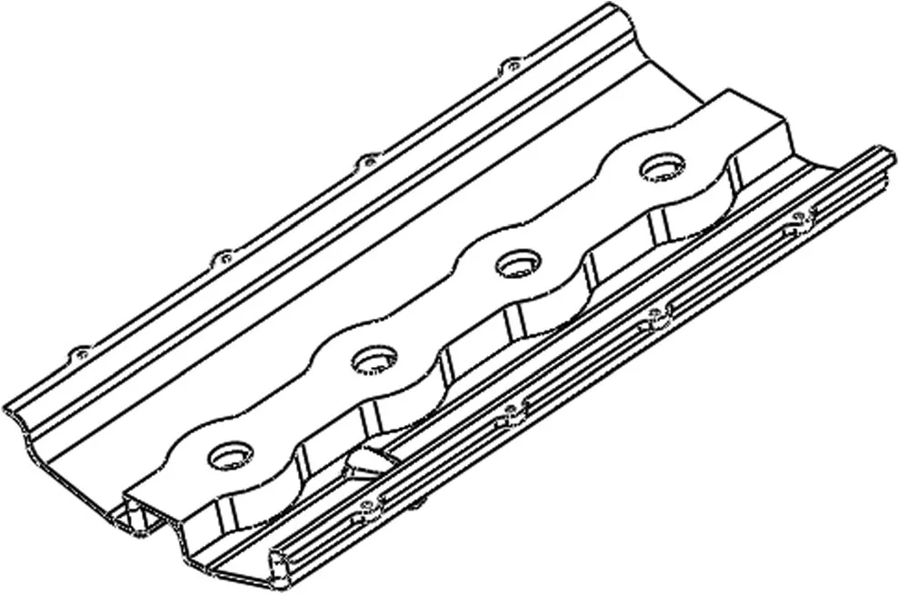 Fig. 11 A snapshot of engine cover case study die-cast part