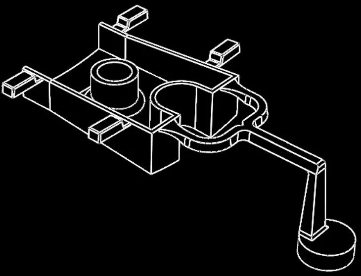 Fig. 14 A snapshot of case study die-casting part with the gating-system